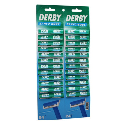DERBY BANYO BODY TEK BIÇAK KARTELALI JİLET 48PCS (5680)