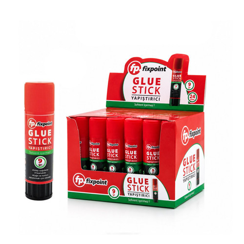 24 ADET 9GR STICK YAPIŞTIRICI SOLVENT İÇERMEZ YIKANABİLİR KOLAY UYGULAMA KAĞIT - KARTON YAPIŞTIRICI