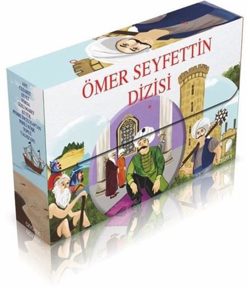 Ömer Seyfettin Seti - Renkli Resimlerle - 10 Kitap Takım