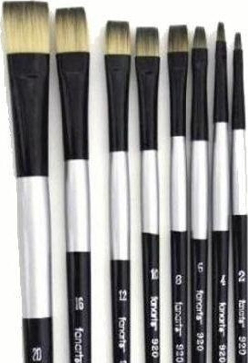 Seri 920 Düz Kesik One Stroke Fırçası No:16