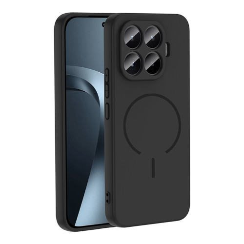 Xiaomi 17T Pro Kılıf M-safe Şarj Özellikli MKST Meta Kapak - Siyah
