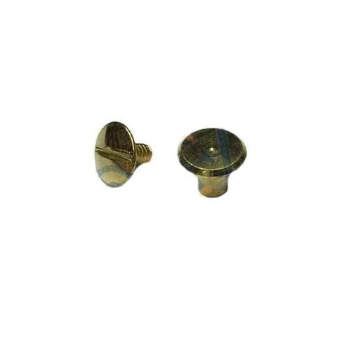 Cilt Menü, Katalog, Kartela Vidası, 6mm - Sarı | Dayanıklı ve Estetik Ciltleme Vidası