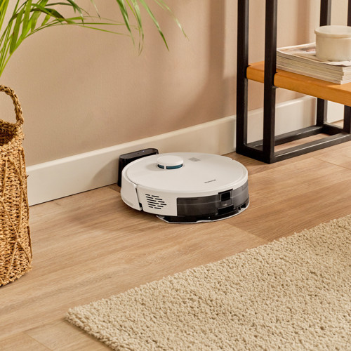 Alex 10 Moplu Ve Haritalamalı 10 KPa Akıllı Robot Süpürge Beyaz