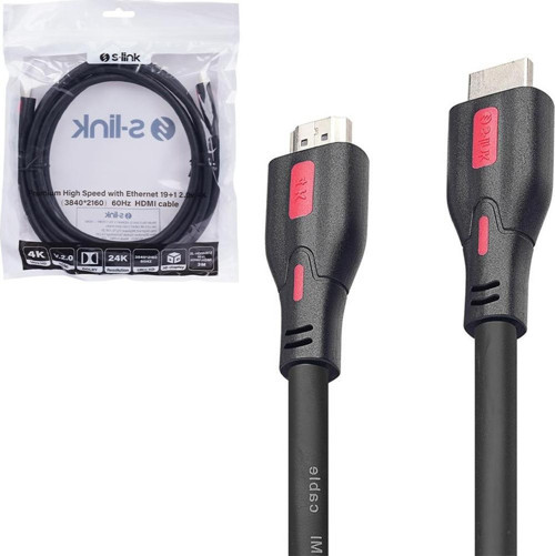 19+1 HDMI TO HDMI 3M V2.0 4K (3840*2160) 60HZ KABLO SL-HDM4K13 (2818)