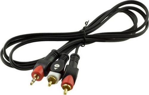 2 RCA ERKEK + 3.5 MM STEREO ERKEK 1.5 METRE 1.KALİTE KABLO (2818)