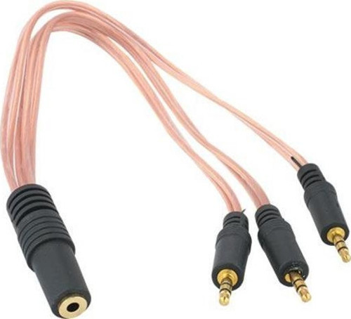 3.5 MM STEREO DİŞİ / 3 X 3.5 STEREO ERKEK 5+1 KABLO (2818)