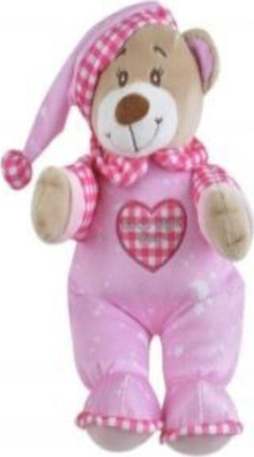 Bebek Uyku Ayıcığı Pembe 25 Cm--skradapelus135