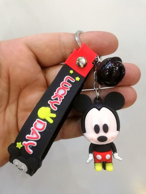 Efsane Kahraman Mickey Mouse Karakter Oyuncak Silikon Anahtarlık Çanta Süsü Aksesuar Kolleksiyon