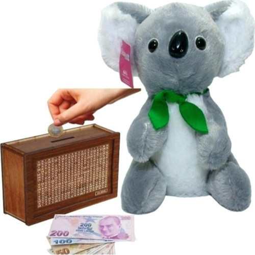 Gri Koala Ayı 30 Cm Peluş Oyuncak Hediyelik