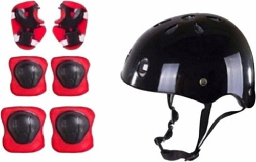 Kaliteli Darbelere Dayanıklı Scooter Paten Bisiklet Kaykay Kask Dizlik Dirseklik Çocuk Set 7 Parça