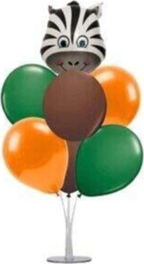 Safari -zebra- Konsept Hayvan Figürlü Folyo Balon Ve Balonlar--skradaparti224