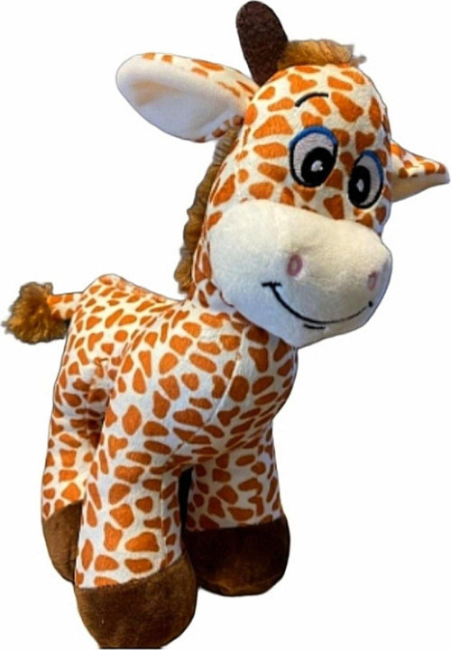 Sevimli Benekli Peluş Zürafa Zuzu 28 Cm - Uyku Ve Oyun Arkadaşı Peluş Eşek Zebra Oyuncak Halley