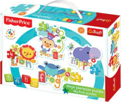 Trefl Baby Puzzle Hayvanlar (aslan - Kurbağa - Maymun - Su Aygırı)--skradaoyun50