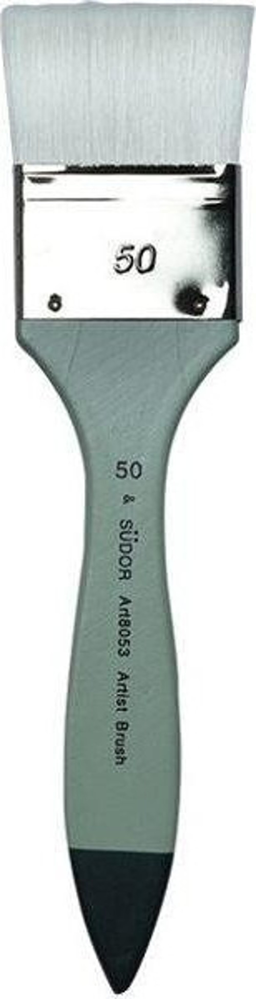 Beyaz Sentetik Kıllı Zemin Fırçası 50 mm.