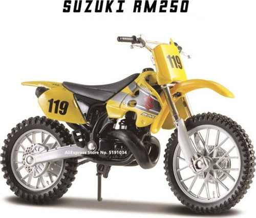 Suzuki SMR 250 Model Motorsiklet 1/18 Model Motosiklet