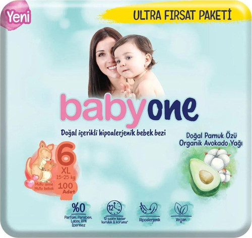 Bebek Bezi Süper Fırsat Paketi 6 Beden 100 lü