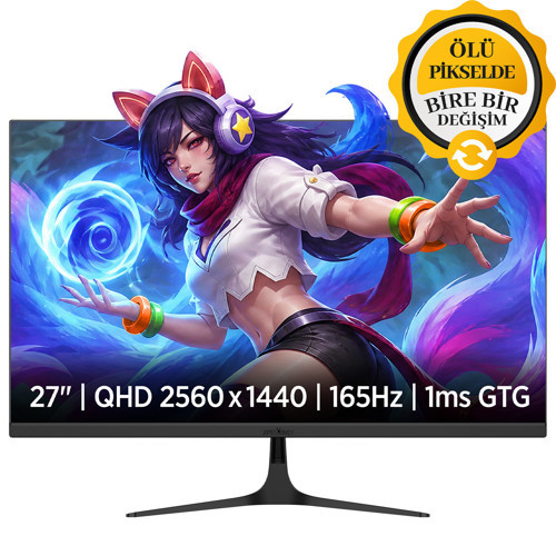 Velor Q50 27'' 165Hz 1Ms GTG Fast IPS QHD 2K Gaming Monitör (Ölü Pikselde Anında Değişim)