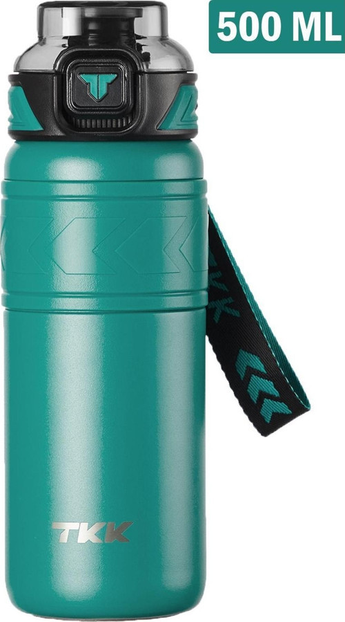 TKK 500 ML Çelik Termos Çift Kullanım Pipetli/Rahat İçim -12/24 Sıcak-Soğuk- Yalıtım -2022500ML