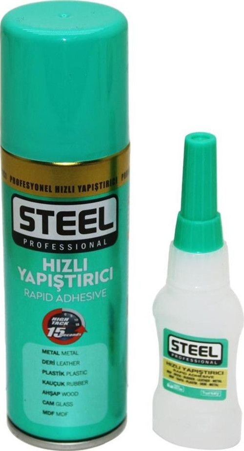 STEEL CK-6361 100ML+8GR HIZLI YAPIŞTIRICI (2818)