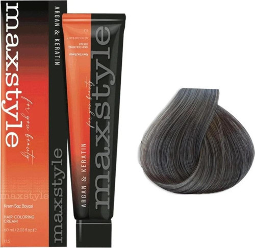 Argan Keratin Saç Boyası 6.1 Koyu Küllü Kumral x 3 Adet + Sıvı oksidan 3 Adet