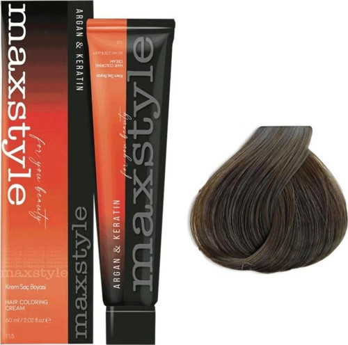 Argan Keratin Saç Boyası 6.11 Yoğun Koyu Küllü Kumral x 6 Adet + Sıvı oksidan 6 Adet (Find
