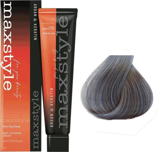 Argan Keratin Saç Boyası Gri x 3 Adet + Sıvı oksidan 3 Adet