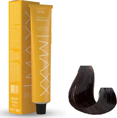 Deluxe Tüp Boya 7.1 Küllü Kumral 60 ml x 3 Adet + Sıvı Oksidan 3 Adet