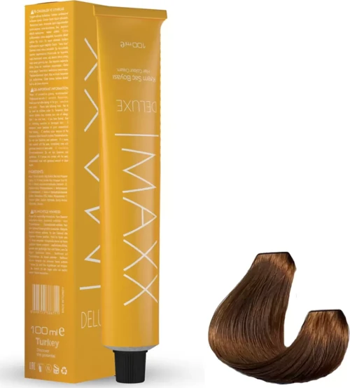 Deluxe Tüp Boya 8.35 Bal Karameli 60 ml x 2 Adet + Sıvı Oksidan 2 Adet