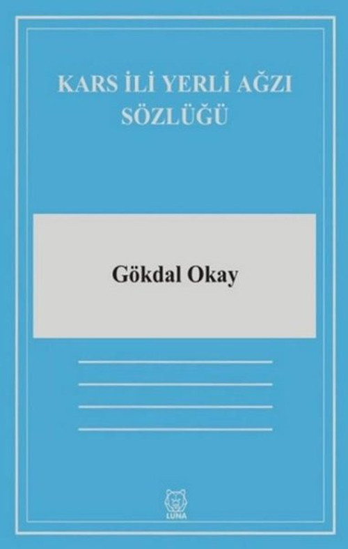 Kars İli Yerli Ağzı Sözlüğü