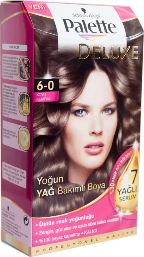 Saç Boyası 6-0 Koyu Kumral x 4 Adet
