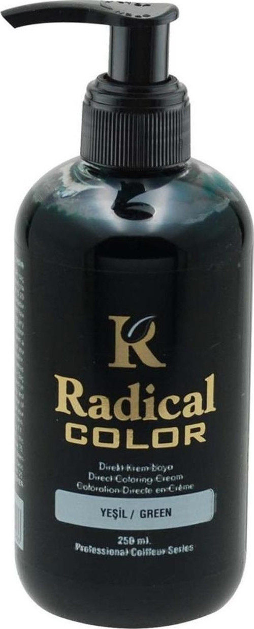 Color Su Bazlı Saç Boyası 250 ml Yesil x 4 Adet