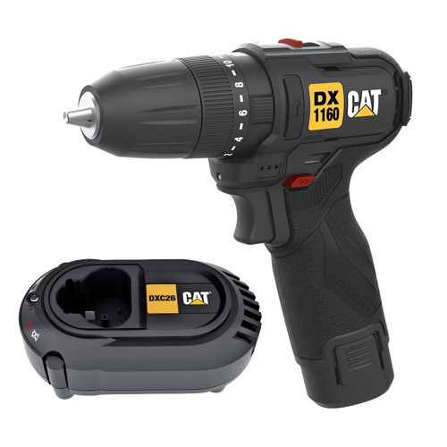 DX1160.1 12Volt/2.0Ah Li-ion Tek Akülü Kömürsüz Profesyonel Şarjlı Darbeli Matkap