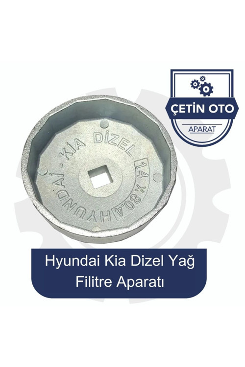 Hyundai - Kıa Dizel Yağ Filitre Anahtarı 14X80 Mm