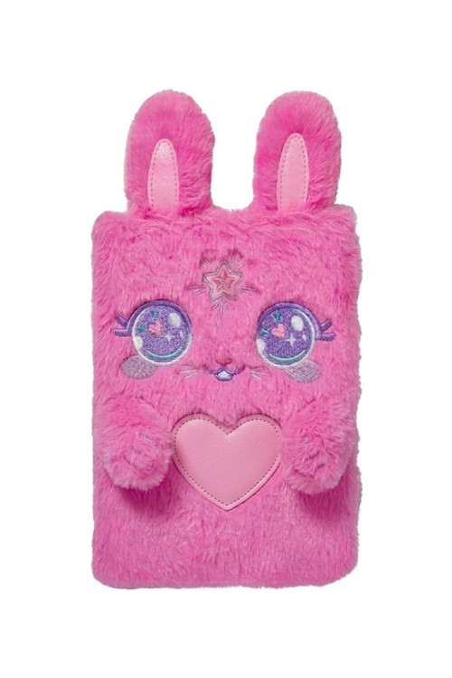 All Stars Tavşan Desenli A5 Notebook Çizgili Peluş Defter