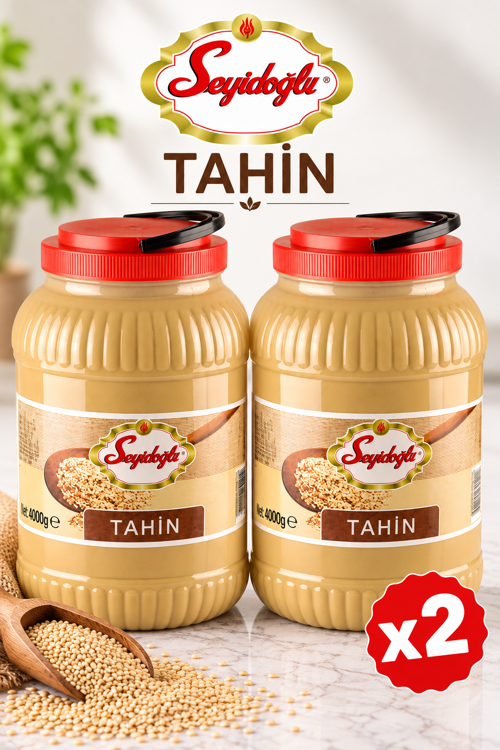 Tahin 4 Kg x 2 Adet – Geleneksel Lezzet | Ekonomik Boy
