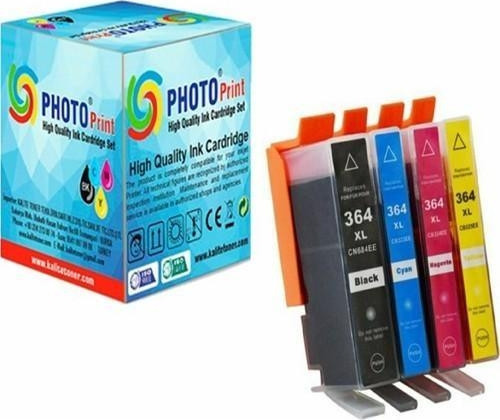 Officejet 4622 Kartuş Set 4 Renk Takım Muadil Yüksek Kapasite 364XL