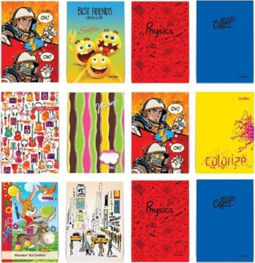 40 Yaprak A4 Büyük Boy Çizgili Defter Karton Kapak 12 Adet T.D.