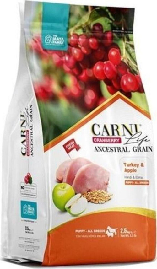 Az Tahıllı Hindi Elma Ve Kızılcıklı Yavru Köpek Maması 2,5 Kg