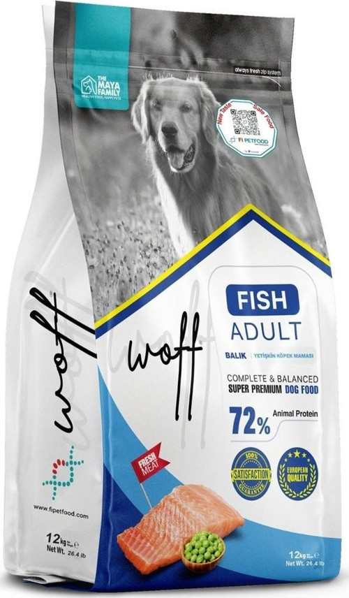 Adult (Yetişkin) Balikli Köpek Mamasi 12 Kg