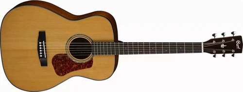 L500clhnat Akustik Solak Gitar, Naturel, Sedir Kapak, Arka &
