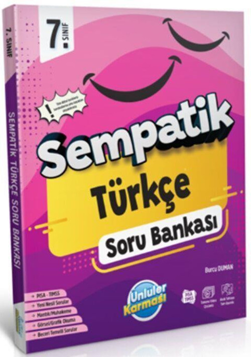 7. Sınıf Türkçe Sempatik Soru Bankası Ünlüler Karması