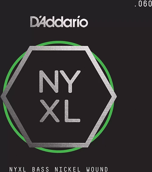 Daddarıo Nyxlb060 Bas Tek Tel, Nyxl Serisi, Nikel Sarım, .060 Gauge,