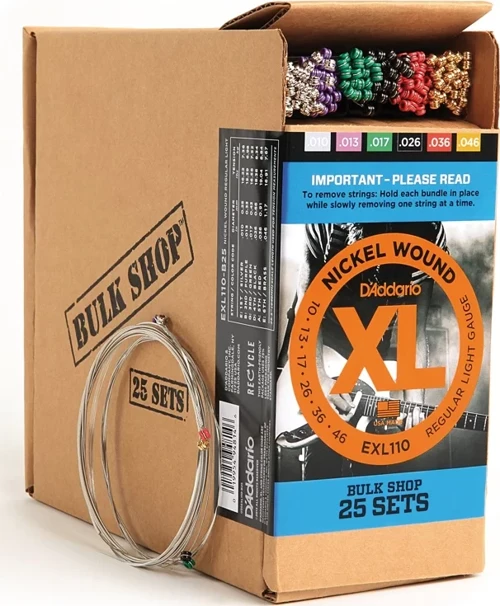 Daddarıo Exl110-b25 (25 Set) Elektro Gitar Tel Seti, Xl, 10-46, Nıckel
