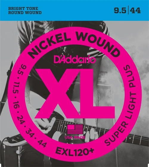 Daddarıo Exl120+ Elektro Gitar Tel Seti, Xl, 9.5-44, Nıckel Wound,