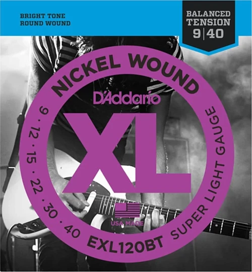 Daddarıo Exl120bt Elektro Gitar Tel Seti, Xl, 9-40, Nıckel Wound, Ba