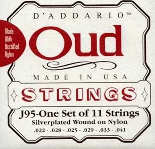 Daddarıo J95s Ud Tel Seti, (11 Telli Takım), (0.022-0.028-0.025-