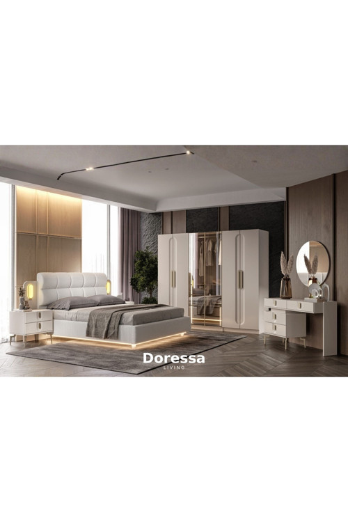 Doressa Home Artos Reflekte Camlı Yatak Odası Takımı