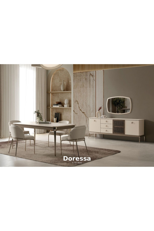 Doressa Home Vinza Lux Yemek Odası Takımı