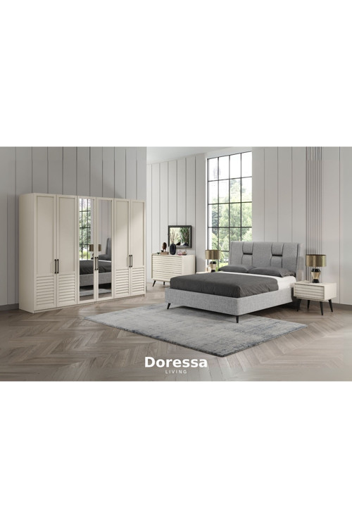 Doressa Home Rent Beige Yatak Odası Takımı