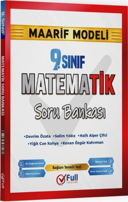 9. Sınıf Matematik Maarif Soru Bankası Full Matematik